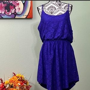 Vibrant Blue Sleeveless Dress NWT